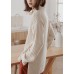 For Work high neck white sweaters plus size winter knitted top